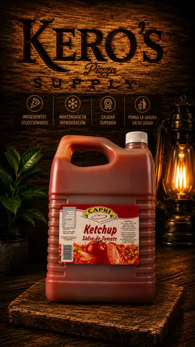 Salsa de Tomate Ketchup Capri (1 Galón) - Imagen Vertical